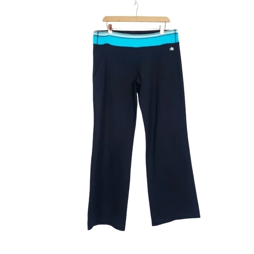 Alo yoga Black wide leg leggings Size M